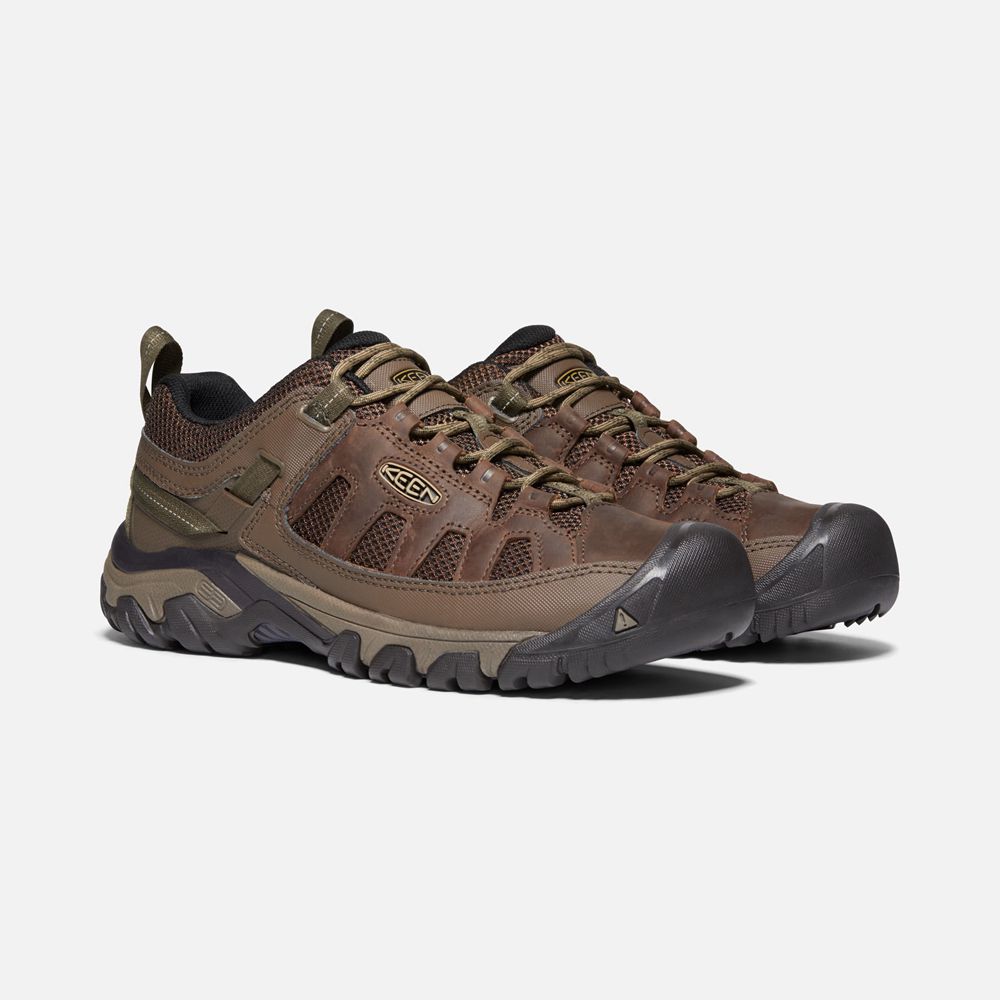 Keen Wandelschoenen Heren Bruin/Zwart - Targhee Vent - 19743-HDYW